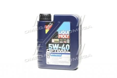 Олива моторна Optimal Synth 5W-40, 1л. LIQUI MOLY 3925 (фото 1)