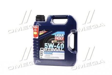 Олива моторна Optimal Synth 5W-40, 4л. LIQUI MOLY 3926