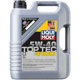 Моторное масло Top Tec 4100 5W-40, 5л LIQUI MOLY 7501