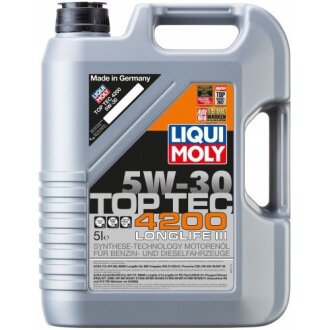 Моторное масло Top Tec 4200 5W-30, 5л LIQUI MOLY 7661