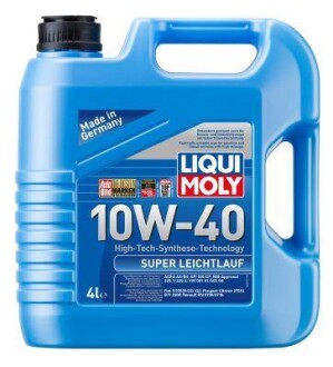 Моторное масло Super Leichtlauf 10W-40, 4л LIQUI MOLY 9504