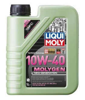 Моторное масло Molygen New Generation 10W-40, 1л LIQUI MOLY 9955