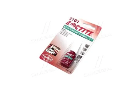 Фіксатор різьби LOCTITE 2701 (зелений) 5 мл (високої фіксації) (не для активн. металів) Loctite 195911