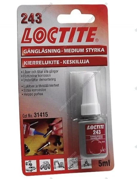 Фиксирующие средства Loctite LOC 243 5ML (фото 1)