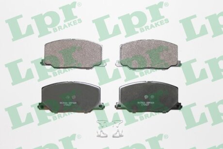 Тормозные колодки дисковые, комплект LPR 05P068