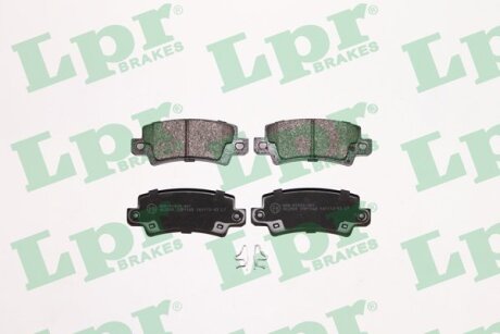 Тормозные колодки дисковые, комплект LPR 05P1068