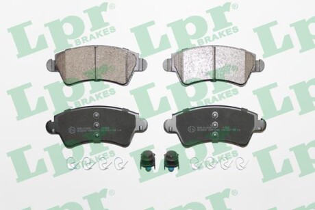 Тормозные колодки дисковые, комплект LPR 05P1105