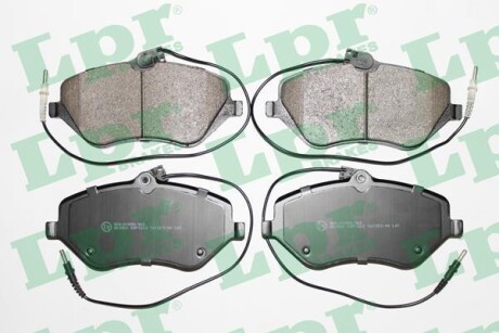 Тормозные колодки дисковые, комплект LPR 05P1202