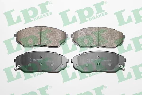 Тормозные колодки дисковые, комплект LPR 05P1207 (фото 1)