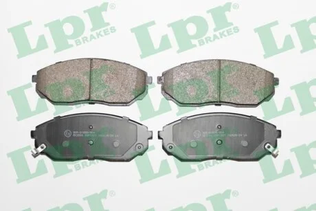 Тормозные колодки дисковые, комплект LPR 05P1207