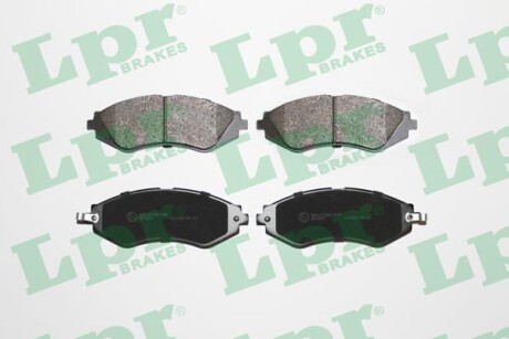 Тормозные колодки дисковые, комплект LPR 05P1209