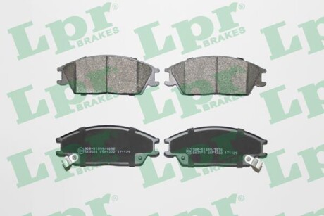 Тормозные колодки дисковые, комплект LPR 05P1222