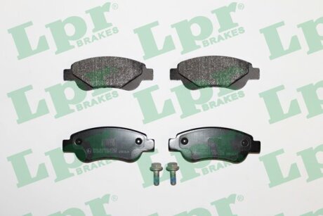 Тормозные колодки дисковые, комплект LPR 05P1235