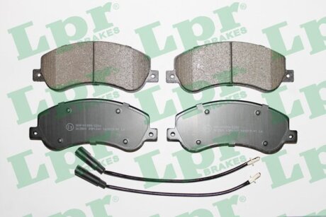Тормозные колодки дисковые, комплект LPR 05P1260