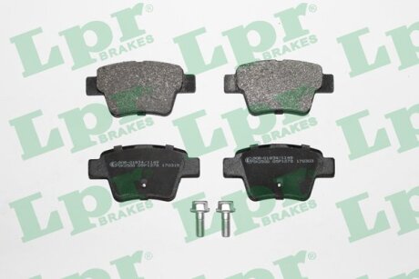 Тормозные колодки дисковые, комплект LPR 05P1278
