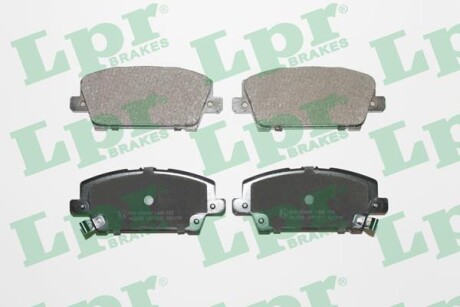 Тормозные колодки дисковые, комплект LPR 05P1317