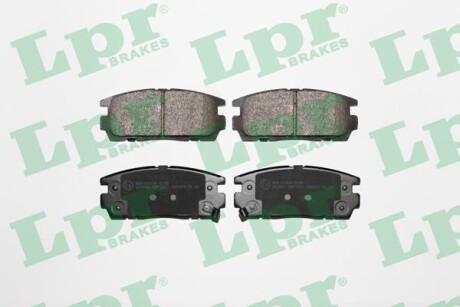 Тормозные колодки дисковые, комплект LPR 05P1323