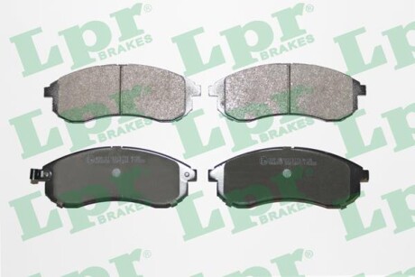 Тормозные колодки дисковые, комплект LPR 05P1334