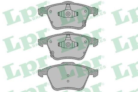 Тормозные колодки дисковые, комплект LPR 05P1350