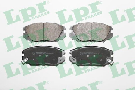 Тормозные колодки дисковые, комплект LPR 05P1409