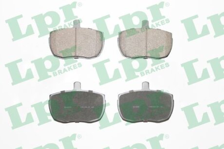 Тормозные колодки дисковые, комплект LPR 05P140