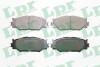 Тормозные колодки дисковые, комплект LPR 05P1412 (фото 1)