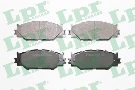 Тормозные колодки дисковые, комплект LPR 05P1412