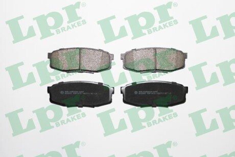 Тормозные колодки дисковые, комплект LPR 05P1419