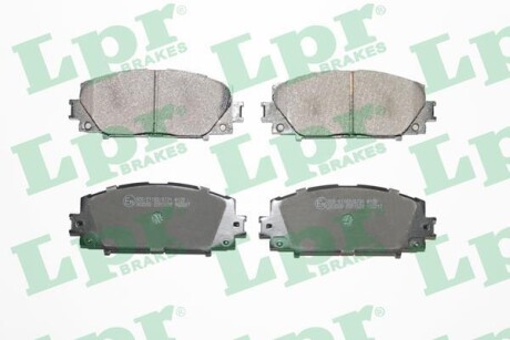 Тормозные колодки дисковые, комплект LPR 05P1529