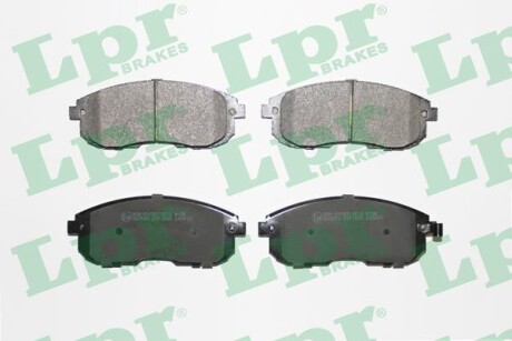 Тормозные колодки дисковые, комплект LPR 05P1605