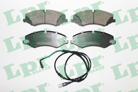 Тормозные колодки дисковые, комплект LPR 05P1616B