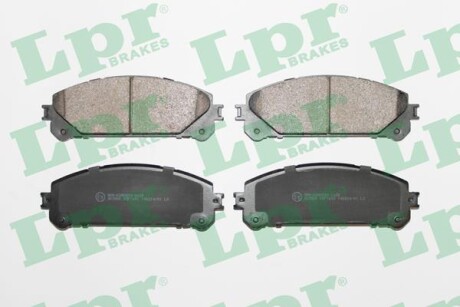 Тормозные колодки дисковые, комплект LPR 05P1691