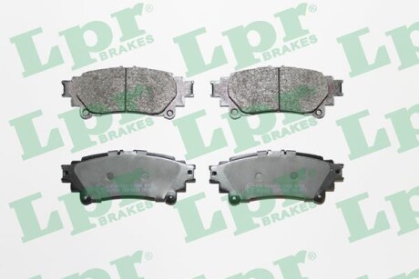 Тормозные колодки дисковые, комплект LPR 05P1693