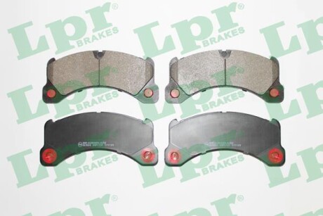 Тормозные колодки дисковые, комплект LPR 05P1731