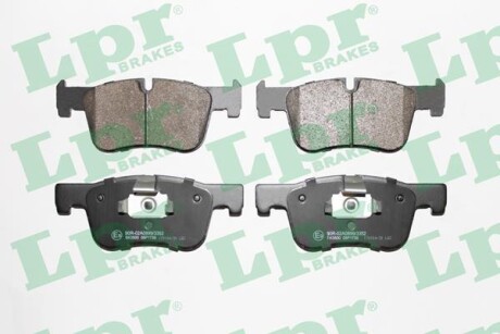 Тормозные колодки дисковые, комплект LPR 05P1739