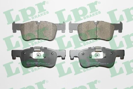 Тормозные колодки дисковые, комплект LPR 05P1752