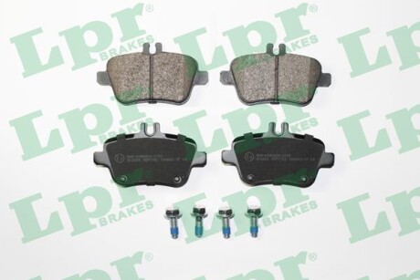 Тормозные колодки дисковые, комплект LPR 05P1782