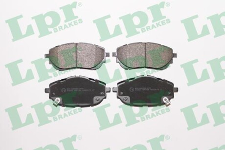 Тормозные колодки дисковые, комплект LPR 05P1784