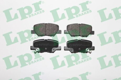 Тормозные колодки дисковые, комплект LPR 05P1802