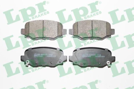 Тормозные колодки дисковые, комплект LPR 05P1955