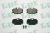 Тормозные колодки дисковые, комплект LPR 05P273 (фото 1)
