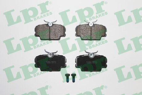 Тормозные колодки дисковые, комплект LPR 05P273