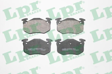 Тормозные колодки дисковые, комплект LPR 05P275