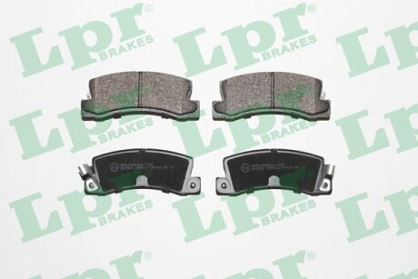 Тормозные колодки дисковые, комплект LPR 05P514