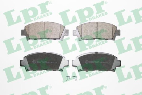 Тормозные колодки дисковые, комплект LPR 05P573