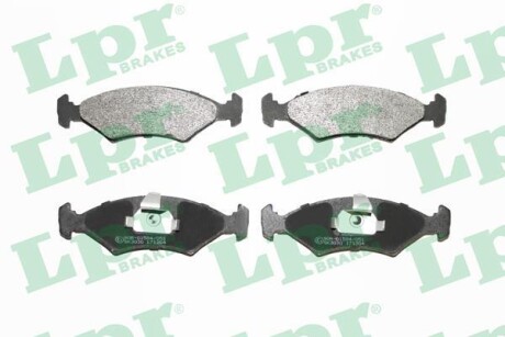 Тормозные колодки дисковые, комплект LPR 05P628