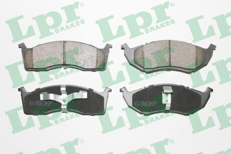 Тормозные колодки дисковые, комплект LPR 05P629