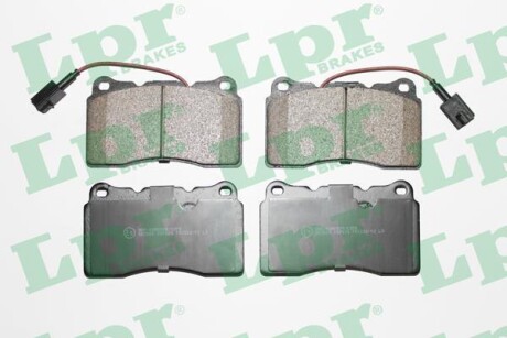 Тормозные колодки дисковые, комплект LPR 05P674