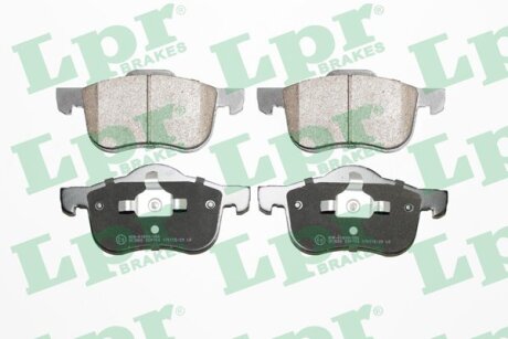 Тормозные колодки дисковые, комплект LPR 05P704