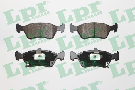 Тормозные колодки дисковые, комплект LPR 05P709